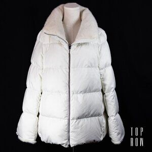 Herno Quilted with Faux Fur Puffer Coat